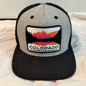 Colorado LTD Gray and Black SnapBack Hat
